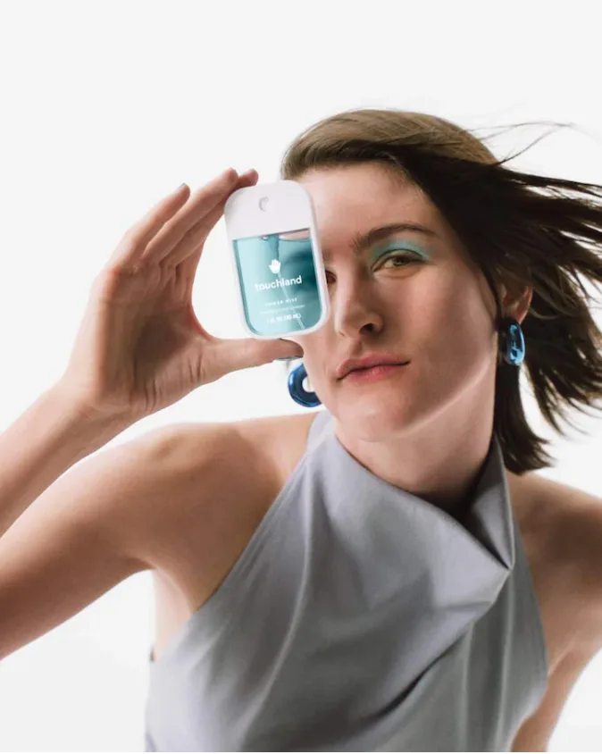 Antibacterial de Manos Hidratante Power Mist Sandalo Azul 30ml,  Touchland - Imagen 3